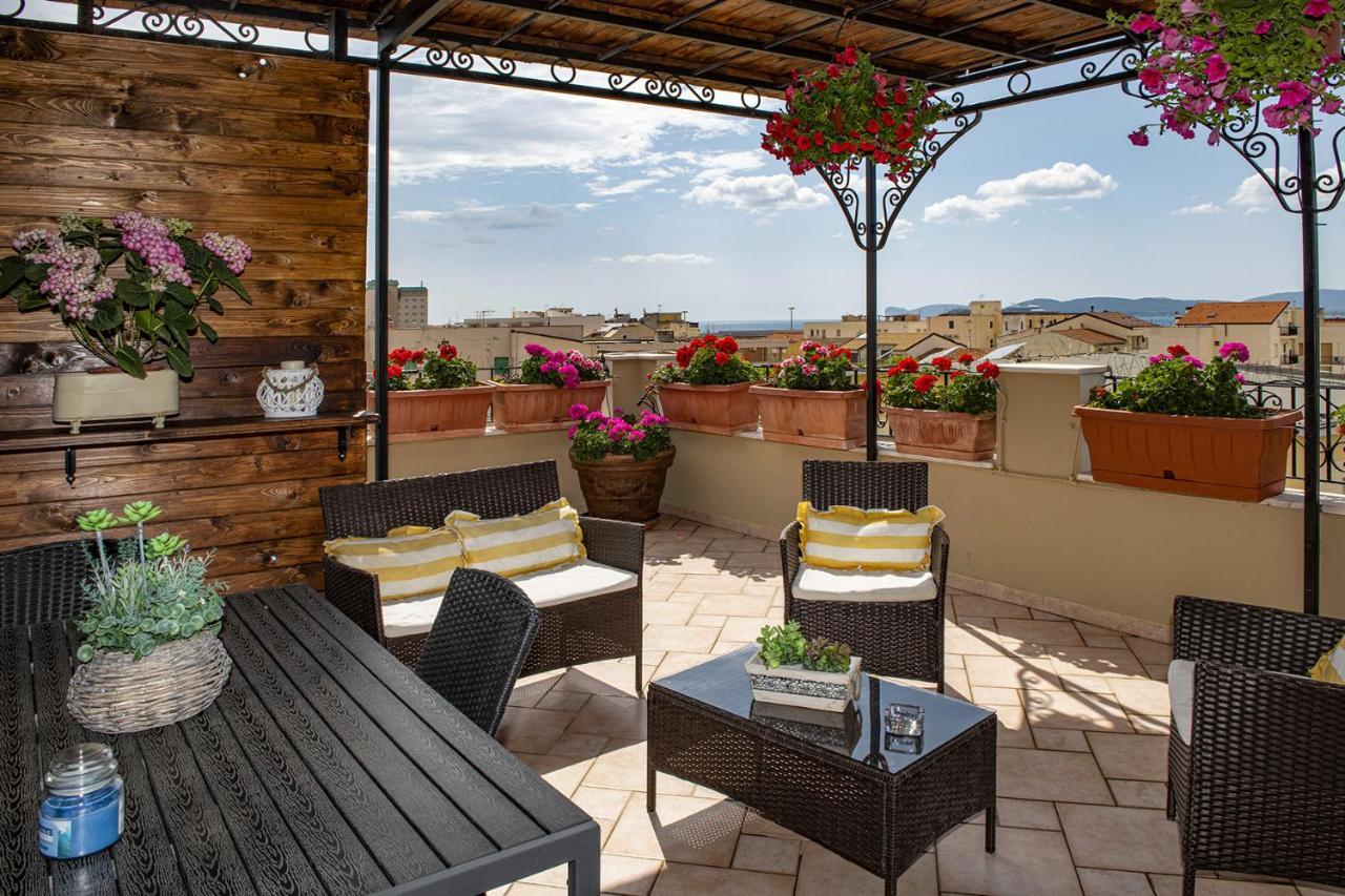 Ferienwohnung Casa I Gerani Vista Mare Alghero Exterior foto