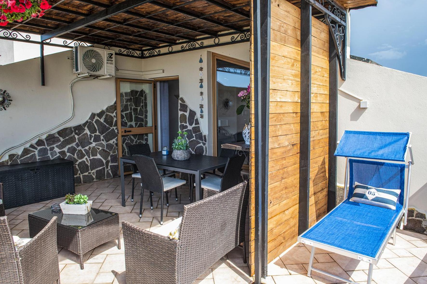 Ferienwohnung Casa I Gerani Vista Mare Alghero Exterior foto